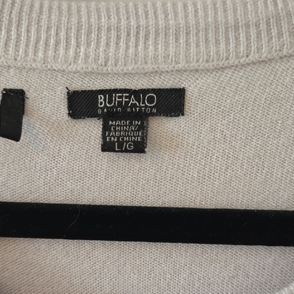 Buffalo David Bitton Cream Sweater - Picture 2 of 4